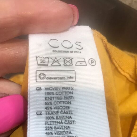 Cos Woman’s size XS yellow blouse - Picture 11 of 12